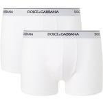 Cremefarbene Dolce & Gabbana Dolce Herrenboxershorts Größe M 2-teilig 