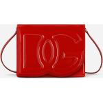 Damen Taschen Schultertaschen Dolce & Gabbana Umhängetasche aus Lackleder in Rot 