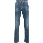 Reduzierte Blaue Dolce & Gabbana Dolce Slim Fit Jeans mit Reißverschluss aus Denim für Herren Größe L 