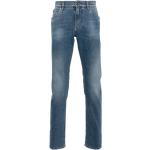 Reduzierte Blaue Dolce & Gabbana Dolce Slim Fit Jeans mit Reißverschluss aus Denim für Herren Größe XL 