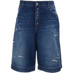 Reduzierte Blaue Dolce & Gabbana Dolce Jeans-Bermudas aus Baumwolle für Herren Größe 3 XL für den für den Sommer 