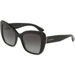 Dolce & Gabbana, Designer Sonnenbrille Dg4348 Schwarz/Grau Black, Damen, Größe: 54 MM