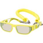 Gelbe Dolce & Gabbana Dolce Quadratische Kunststoffsonnenbrillen für Herren 