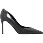 Dunkelgraue Dolce & Gabbana Dolce Spitze High Heels & Stiletto-Pumps für Damen Größe 37,5 