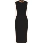 Schwarze Ärmellose Dolce & Gabbana Dolce Taillierte Kleider mit Reißverschluss aus Wolle für Damen Größe M für den für den Winter 