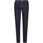 Reduzierte Indigofarbene Bestickte Dolce & Gabbana Dolce Slim Fit Jeans mit Reißverschluss aus Denim für Herren Größe XS 