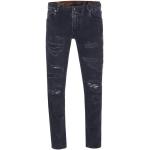 Reduzierte Dunkelgraue Dolce & Gabbana Dolce 5-Pocket Jeans mit Reißverschluss aus Baumwolle für Herren Übergrößen 