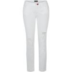 Reduzierte Weiße Dolce & Gabbana Dolce 5-Pocket Jeans mit Reißverschluss aus Baumwolle für Damen Größe M 