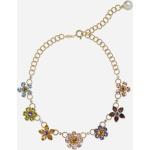 Goldene Dolce & Gabbana Dolce Edelsteinketten mit Ländermotiv aus Rosegold 18 Karat für Damen 