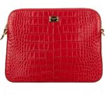 Reduzierte Rote Dolce & Gabbana Dolce Damentaschen aus Krokodilleder klein 