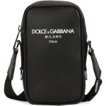 Reduzierte Schwarze Dolce & Gabbana Dolce Messenger Bags & Kuriertaschen mit Reißverschluss aus Kalbsleder für Herren 