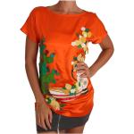 Reduzierte Orange Dolce & Gabbana Dolce T-Shirts aus Seide für Damen für den für den Sommer 