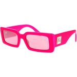 Reduzierte Pinke Dolce & Gabbana Dolce Rechteckige Rechteckige Sonnenbrillen für Herren 