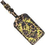 Reduzierte Bunte Animal-Print Dolce & Gabbana Dolce Kofferanhänger & Gepäckanhänger mit Leopard-Motiv aus Leder für Damen 
