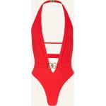 Reduzierte Rote Dolce & Gabbana Dolce Neckholder Badeanzüge aus Polyamid ohne Bügel für Damen Größe M 
