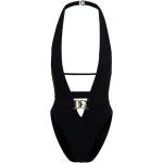 Reduzierte Schwarze Dolce & Gabbana Dolce Damenbadeanzüge enganliegend mit offener Rückenpartie Größe XS 1-teilig 