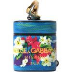 Reduzierte Blaue Dolce & Gabbana Dolce AirPod Hüllen aus Leder für Herren 