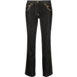 Schwarze Dolce & Gabbana Dolce Bootcut Jeans mit Reißverschluss für Damen Größe S 