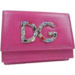 Pinke Vintage Dolce & Gabbana Dolce Damenbrieftaschen aus Leder 