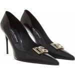 Reduzierte Schwarze Dolce & Gabbana Dolce High Heels & Stiletto-Pumps aus Leder für Damen Größe 35 