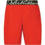 Reduzierte Rote Dolce & Gabbana Dolce Herrenbadeshorts & Herrenboardshorts mit Reißverschluss aus Polyester Größe L 