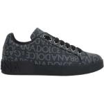 Reduzierte Schwarze Dolce & Gabbana Dolce Low Sneaker aus Leder für Herren Größe 43 