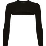 Reduzierte Schwarze Langärmelige Dolce & Gabbana Dolce Damensweatshirts aus Viskose Größe S 