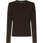Reduzierte Schwarze Langärmelige Dolce & Gabbana Dolce Rundhals-Ausschnitt Herrensweatshirts aus Baumwolle Größe XL 