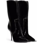 Reduzierte Schwarze Lack-Optik Dolce & Gabbana Dolce Spitze Ankle Boots & Klassische Stiefeletten aus Lackleder für Damen Größe 39 mit Absatzhöhe über 9cm 