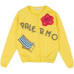 Gelbe Unifarbene Dolce & Gabbana Dolce Kinderübergangsjacken mit Knopf aus Baumwolle für Mädchen 