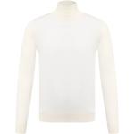 Reduzierte Weiße Langärmelige Dolce & Gabbana Dolce Rollkragen Kaschmir-Pullover aus Wolle für Herren Größe XL für den für den Winter 