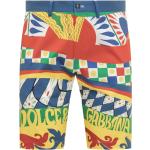 Reduzierte Bunte Dolce & Gabbana Dolce Strandhosen mit Reißverschluss für Herren Größe M für den für den Sommer 