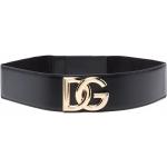 Reduzierte Schwarze Dolce & Gabbana Dolce Ledergürtel aus Leder für Damen Länge 90 