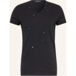 Reduzierte Schwarze Dolce & Gabbana Dolce V-Ausschnitt T-Shirts aus Baumwolle für Herren Größe XXL 