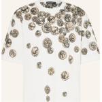 Reduzierte Beige Dolce & Gabbana Dolce T-Shirts aus Baumwolle für Herren Übergrößen 