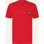 Reduzierte Rote Dolce & Gabbana Dolce T-Shirts aus Baumwolle für Herren Größe XS 