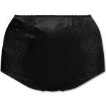 Schwarze Dolce & Gabbana Dolce Damenunterhosen mit Reißverschluss aus Satin Größe XS 