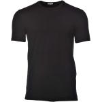Herren Bekleidung T-Shirts Langarm T-Shirts Dolce & Gabbana Serafino-t-shirt langarm gerippte baumwolle in Schwarz für Herren 