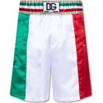 Reduzierte Weiße Casual Dolce & Gabbana Dolce Satin-Shorts aus Satin maschinenwaschbar für Herren Größe M für den für den Sommer 