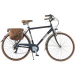 Dolce Vita by Canellini Fahrrad Citybike Mann Aluminium mit Seitentaschen - Schwarz 50
