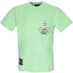 Grüne Streetwear Pokemon T-Shirts für Herren Größe S 