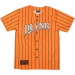 Orange Streetwear Baseball-Shirts aus Jersey für Herren Größe M 