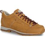 Reduzierte Goldene Dolomite Cinquantaquattro Bio Outdoor Schuhe mit Schnürsenkel aus Veloursleder für Damen Größe 38,5 