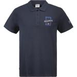 Blaue Kurzärmelige Dolomite Dobbiaco Herrenbandshirts aus Baumwollmischung Größe XL 