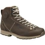 Dunkelbraune Dolomite Cinquantaquattro Gore Tex Outdoor Schuhe mit Schnürsenkel aus Nubukleder wasserdicht für Herren Größe 49 