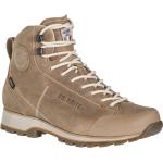 Taupefarbene Dolomite Cinquantaquattro Gore Tex Outdoor Schuhe mit Schnürsenkel aus Nubukleder atmungsaktiv für Herren 
