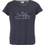 Blaue Dolomite T-Shirts aus Baumwollmischung für Damen Größe XL 