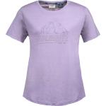 Lila Kurzärmelige Dolomite Bio T-Shirts für Damen Größe XXL 