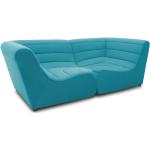 Blaue Domo Polstermöbel Zweisitzer-Sofas aus Polyester Breite 100-150cm, Höhe 200-250cm, Tiefe 50-100cm 2 Personen 