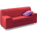 Reduzierte Rote Domo Polstermöbel Zweisitzer-Sofas lackiert aus Leder Breite 100-150cm, Höhe 50-100cm, Tiefe 50-100cm 2 Personen 